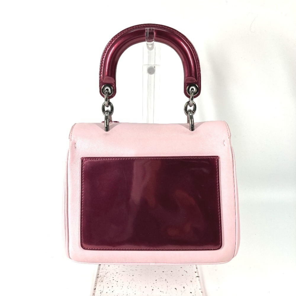 CHRISTIAN DIOR Pink Leather Shoulder Bag - Picture 2 of 16
